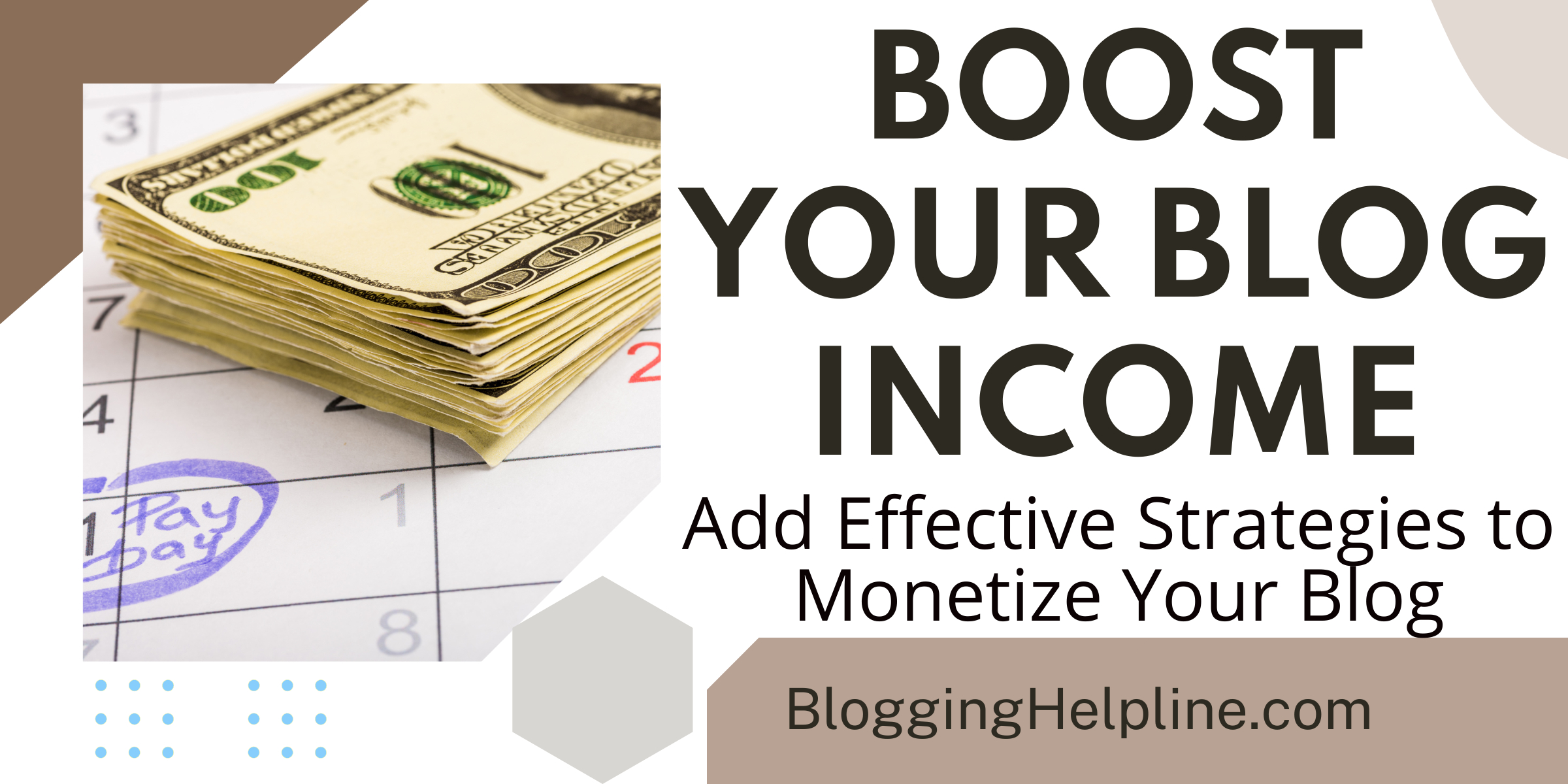 Boost Your Blog Income