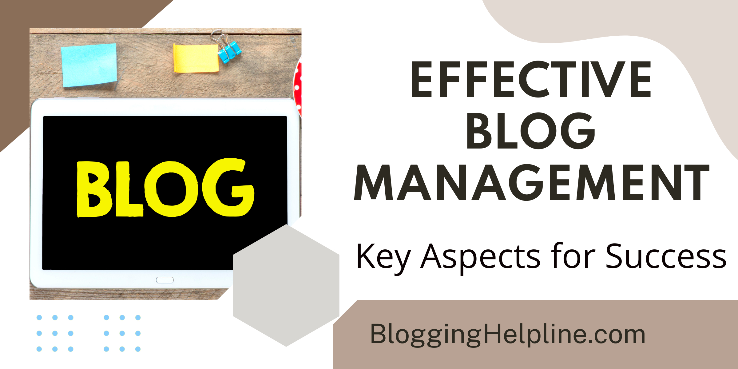 Effective Blog Management Key Aspects for Success